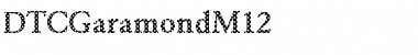 DTCGaramondM12 Regular Font