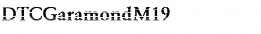 DTCGaramondM19 Regular Font