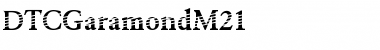 DTCGaramondM21 Regular Font