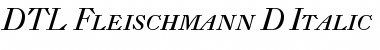 DTL Fleischmann Regular Font