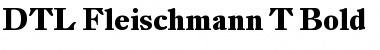 DTL Fleischmann Regular Font