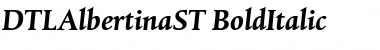 DTLAlbertinaST ItalicBold Font