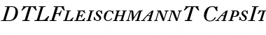 DTLFleischmannT Italic Font