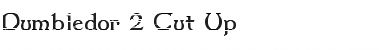 Dumbledor 2 Cut Up Regular Font