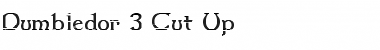 Dumbledor 3 Cut Up Regular Font