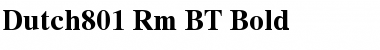 Download Dutch801 Rm BT Font