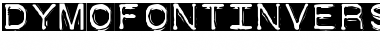 DymoFontInvers Regular Font