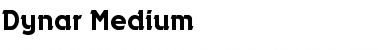 Dynar Medium Font