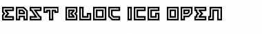 Download East Bloc ICG Open Font