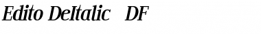 Download Edito DeItalic Font