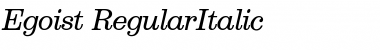 Download Egoist Font