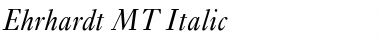 Ehrhardt MT Italic Font