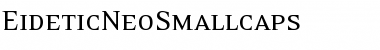 EideticNeoSmallcaps Regular Font