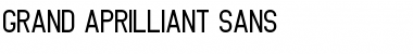 Grand Aprilliant Sans Black Font