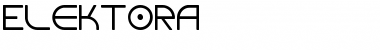 Elektora Regular Font