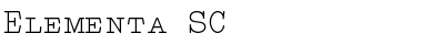 Elementa SC Regular Font