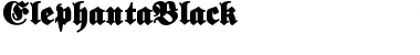 Download ElephantaBlack Font