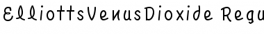 ElliottsVenusDioxide Regular Font