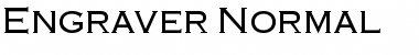 Engraver Normal Font