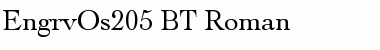 EngrvOs205 BT Roman Font