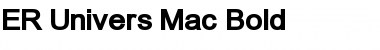 Download ER Univers Mac Font