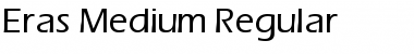 Eras Medium Regular Font