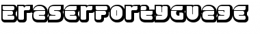 Eraser Regular Font