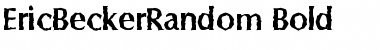 Download EricBeckerRandom Font