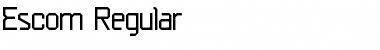Escom-Regular Regular Font
