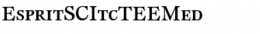 Download EspritSCItcTEEMed Font