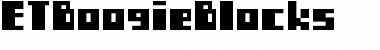 ETBoogieBlocks Regular Font