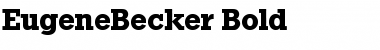 EugeneBecker Bold Font