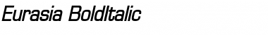 Eurasia BoldItalic Font