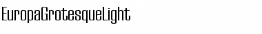 Download EuropaGrotesqueLight Font