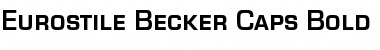 Download Eurostile Becker Caps Font