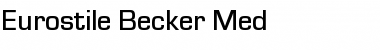 Download Eurostile Becker Med Font