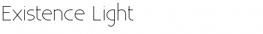 Existence Light Regular Font