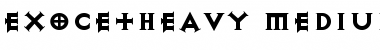 ExocetHeavy Medium Font