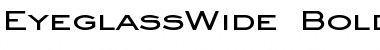 EyeglassWide Bold Font