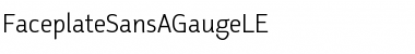 Download FaceplateSansAGaugeLE Font