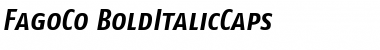 FagoCo ItalicBold Font