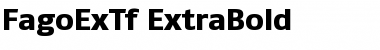 FagoExTf Extrabold Font