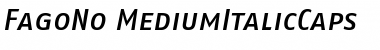 FagoNo ItalicMedium Font