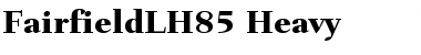 FairfieldLH85-Heavy Heavy Font