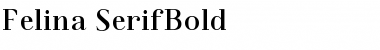 Felina SerifBold Regular Font