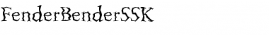 FenderBenderSSK Regular Font