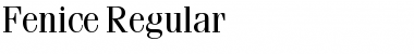 Fenice Regular Font