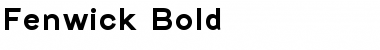 Fenwick Bold Font