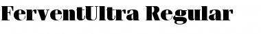 FerventUltra Regular Font