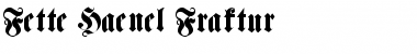 Fette Haenel Fraktur Regular Font